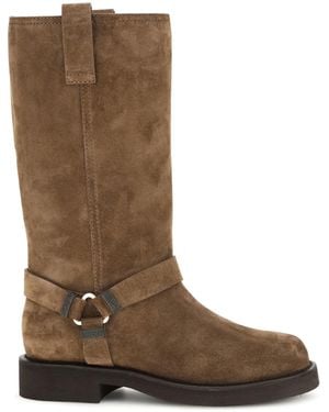 Brunello Cucinelli Suede Boots - Brown