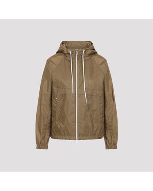 Moncler Coquelicot Jacket Polyamide Wintercoat - Natural