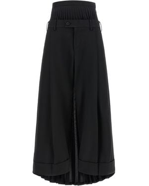 Junya Watanabe Wool Trousers - Black