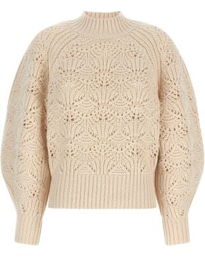 Zimmermann 'Hypnotic Cable Knit' Sweater - Natural