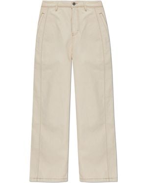 Ami Paris Wide-Leg Jeans - White