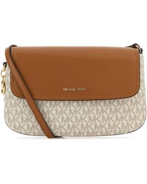 Michael Kors Printed Canvas Alice Crossbody Bag - Brown