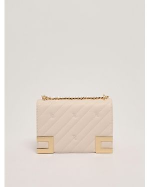 Elisabetta Franchi Poliuretano Clutch - Natural