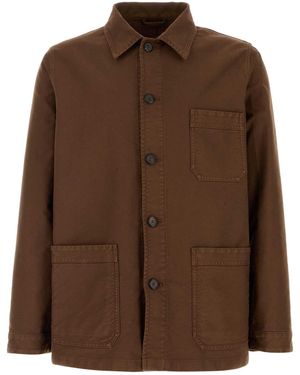 Prada Canvas Jacket - Brown
