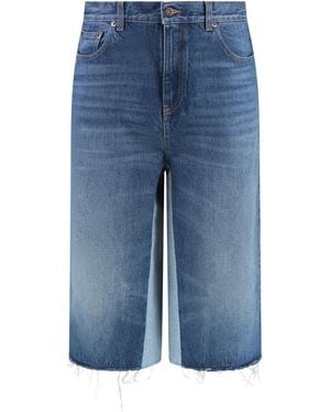 Chloé Bermuda Shorts Cotton - Blue