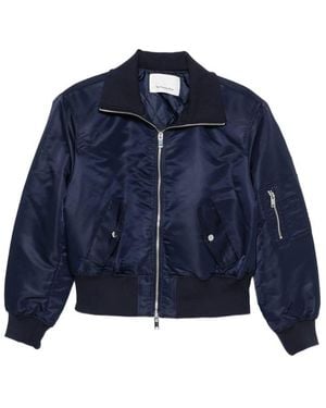 Frankie Shop Bomber Jacket Storm Polyamide - Blue
