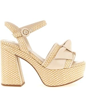 Alexandre Birman 'Maxi Clarita' Sandals - Metallic