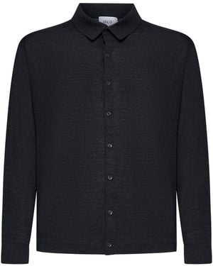 D 40 Virgin Wool Knit Shirt - Blue