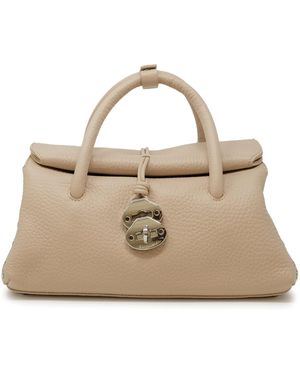 Zanellato Dotta Centauro Leather Top-Handle Tote - Natural