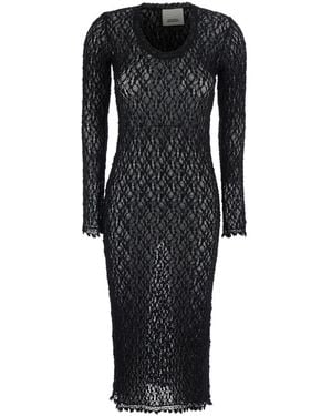 Isabel Marant Long Dress Belsane-Gb - Black