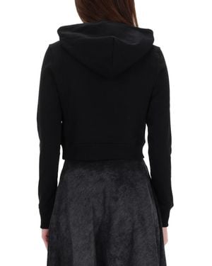DIESEL F-Slimmy Sweatshirt Cotton Sweatshirts - Black