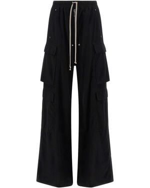 Rick Owens Double Cargo Jumbo Belas Pants - Black
