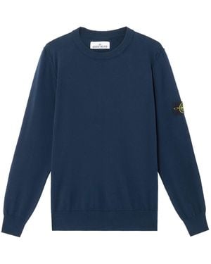 Stone Island Organic Cotton Jumper - Blue