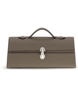 SAVETTE Clutch Slim Symmetry Calf Leather Shoulder Bags - Multicolor