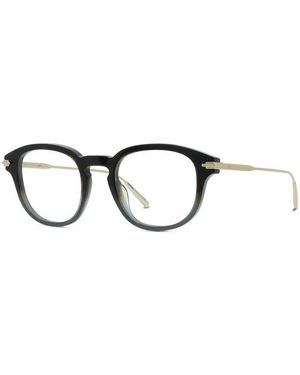 Dior Eyeglasses Round Full Rim, Havana- Gradient- Frame And Clear Demo Lens Blacksuitor2I2200