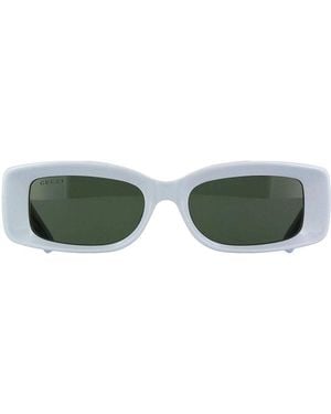 Gucci Sunglasses Rectangle Full Rim, Light Frame And Lens Gg1528S004 - Green
