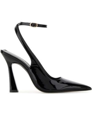 Stuart Weitzman Vinnie 100 Strap Pump - Black