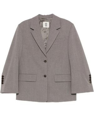 By Malene Birger Liva Buttoned Blazer - Gray