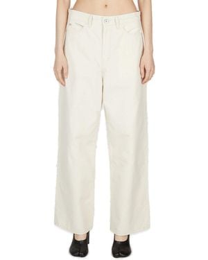 Our Legacy Straight-Leg Slim-Cut Trousers - White