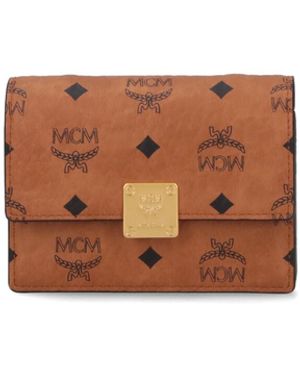 MCM Wallets Polyurethane - White