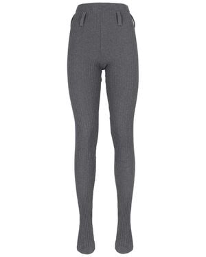 Prada Trousers Cotton Polyamide - Grey