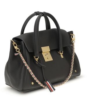 Thom Browne Handbag Mrs. Thom Calf Leather Shoulder Bags - Black