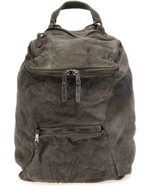 Giorgio Brato Leather Backpack - Black