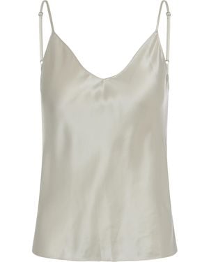 SABLYN Silk Top With Adjustable Straps Vests & Tank Tops - Multicolor