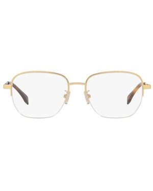 Fendi Eyeglasses Square Semi Rim, Frame And Clear Demo Lens Fe50106F030 - Metallic