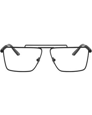 Versace Frame And Lens Eyeglasses - Brown