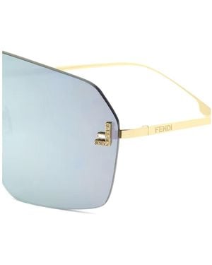 Fendi Fe4121Us 30X Metal Occhiali Sole - Blue
