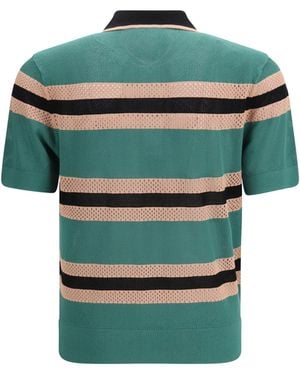 Dries Van Noten Polo Shirt Viscose - Green