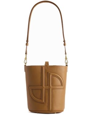Patou Small Jp Bucket Bag - White