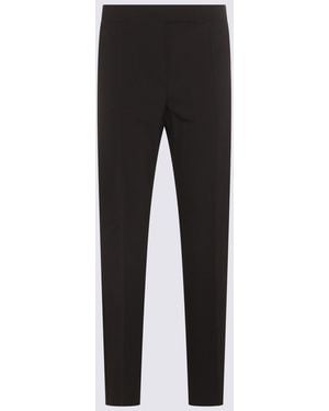 Max Mara Virgin Wool Rino Trousers - Black