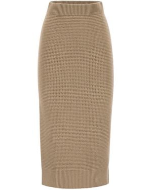 Peserico Long Skirt - Natural