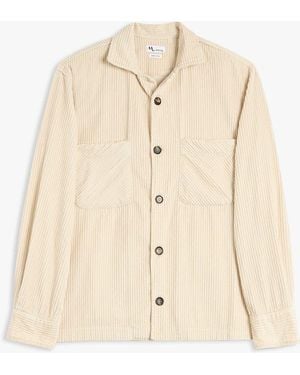 Doppiaa Aabba Corudroy Overshirt - Natural