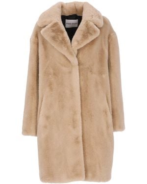 Stand Studio Camille Cocoon Coat - Natural