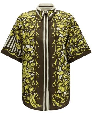 ALÉMAIS Mona Shirt True Hemp - Green
