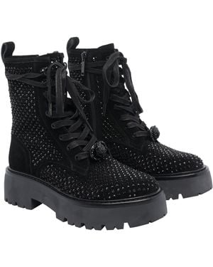 Kurt Geiger Boots Calf Leather/ Ruber Sole - Black