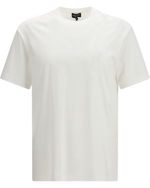 Giorgio Armani Cotton T-Shirt T-Shirts - White