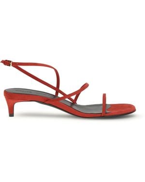 KHAITE Loop Sandals Calf Leather Bos Taurus - Pink
