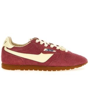 Autry Windspin Trainers - Red