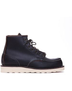 Red Wing Classic Moc Laced Shoes - Blue