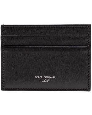 Dolce & Gabbana Leather Card Holder - Black