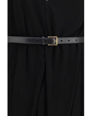 Loewe Dress Draped Viscose - Black
