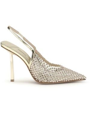 Le Silla Nylon Platform Pumps - White