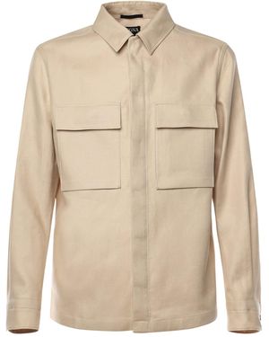 ZEGNA Shirts - Natural