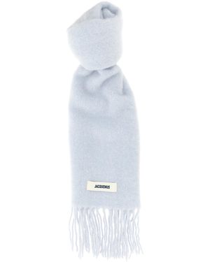 Jacquemus 'L'Echarpe Carro' Scarf - White