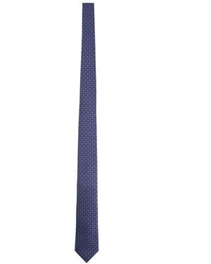 Ferragamo Silk Tie - Blue