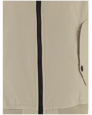 Stone Island Jacket Stretch Cotton Cotton; Elastane - Natural